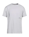 Hinnominate Man T-shirt Light Grey Size Xl Cotton, Elastane
