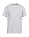 Hinnominate Man T-shirt Light Grey Size M Cotton, Elastane