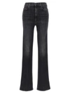 MOTHER HW SMOKIN DOUBLE HEEL JEANS GRAY