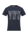 Momo Design Man T-shirt Midnight Blue Size Xxl Cotton, Elastane