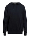 +39 Masq Man Sweater Navy Blue Size 3xl Cotton, Wool