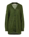 Jucca Woman Cardigan Green Size S Polyamide, Alpaca Wool, Mohair Wool In Green