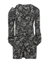 Isabel Marant Woman Midi Dress Black Size 6 Silk In Black