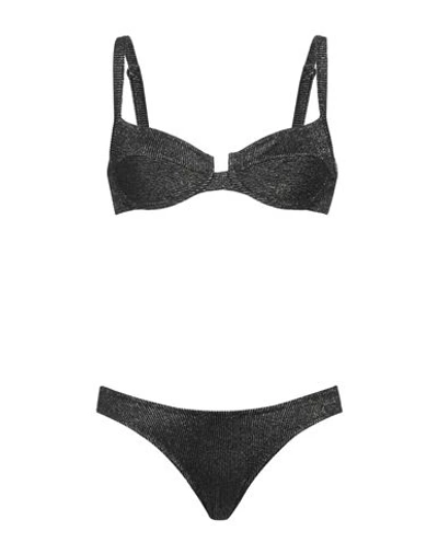 Suahru Woman Bikini Black Size S Polyamide, Elastane