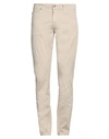 Blu Briglia 1949 Man Pants Beige Size 32w-33l Cotton, Elastane