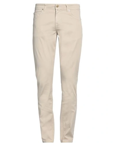 Blu Briglia 1949 Man Pants Beige Size 34w-33l Cotton, Elastane