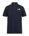 Puma Ess Pique Polo Man Polo Shirt Navy Blue Size M Cotton, Elastane