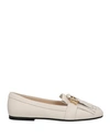 Tod's Woman Loafers Off White Size 5 Soft Leather