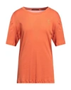 Billionaire Man T-shirt Orange Size 3xl Cotton, Elastane