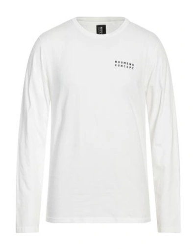 Noumeno Concept Man T-shirt Ivory Size L Cotton In White