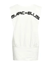 Marc Ellis Woman Mini Dress White Size M Cotton, Elastane
