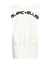 Marc Ellis Woman Mini Dress White Size S Cotton, Elastane