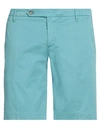 Entre Amis Man Shorts & Bermuda Shorts Azure Size 35 Cotton, Elastane In Blue