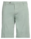 Entre Amis Man Shorts & Bermuda Shorts Sage Green Size 32 Cotton, Elastane