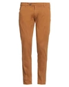 ROY ROGERS ROŸ ROGER'S MAN PANTS CAMEL SIZE 32 COTTON, ELASTANE