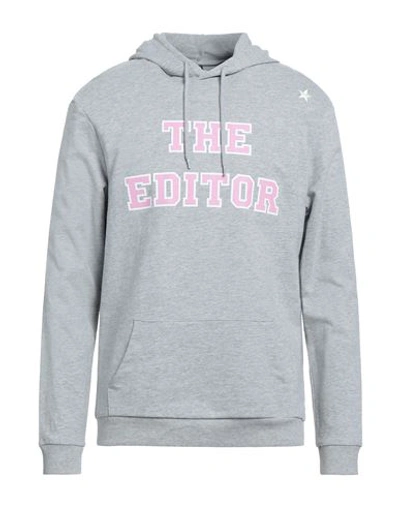 The Editor Man Sweatshirt Light Grey Size Xxl Cotton, Polyester