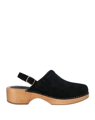 Re/done Woman Mules & Clogs Black Size 6 Leather