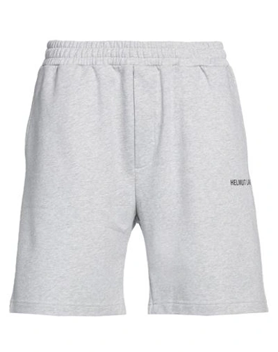 Helmut Lang Man Shorts & Bermuda Shorts Grey Size Xl Cotton In Grey