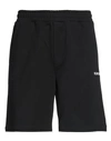 Helmut Lang Man Shorts & Bermuda Shorts Black Size Xl Cotton