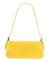 BY FAR BY FAR WOMAN SHOULDER BAG YELLOW SIZE - SOFT LEATHER