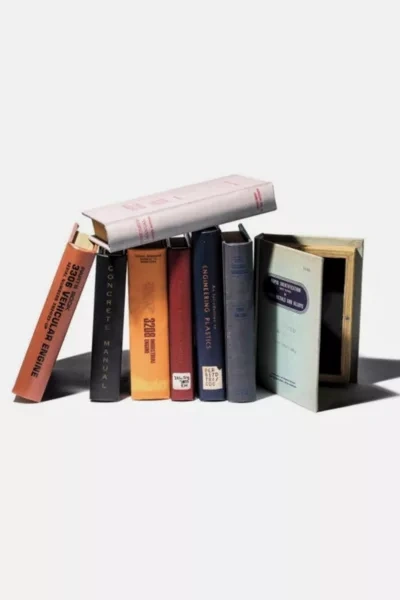 Puebco Velvet Lined Book Box In Dark Grey