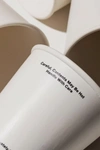 Puebco Not Paper Ceramic Cup In White At Urban Outfitters