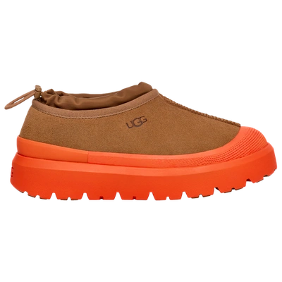 Ugg Tasman Weather Hybrid Colour-block Loafers In Chestnut/orange