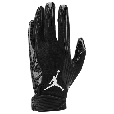 Jordan Mens  Fly Lock Football Glove In Black/black/white