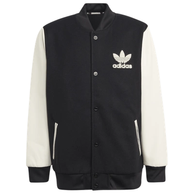 Adidas Originals Kids' Boys  Varsity Jacket In Black/white