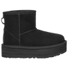 Ugg Kids' Classic Mini Platform Boot In Black/black