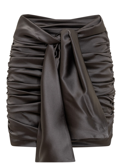 Dolce & Gabbana Mini Skirt In Nero