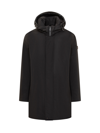 Peuterey Long Sleeve Hooded Jacket In Nero