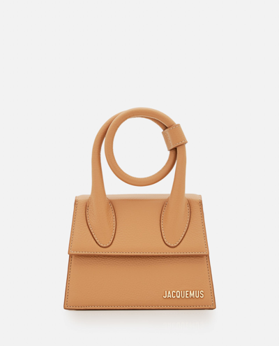 Jacquemus Le Chiquito Noeud Top-handle Bag In Brown