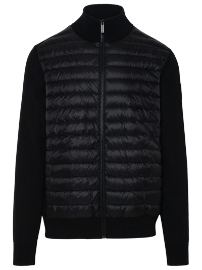 Canada Goose Hybridge Knitted Padded Jacket In Black | ModeSens