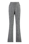 Tom Ford Tweed Flared Trousers In Multicolor