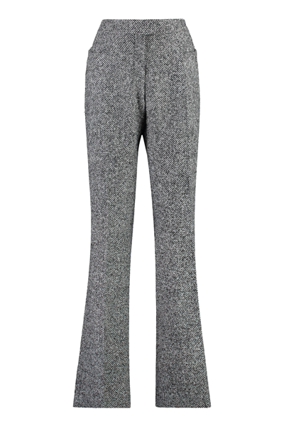 Tom Ford Tweed Trousers In Gray