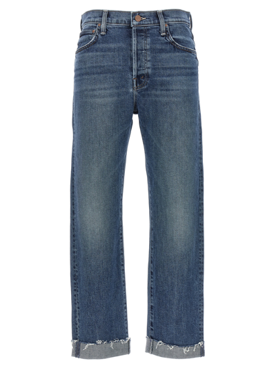 MOTHER THE SCRAPPER CUFF ANKLE FRAY JEANS