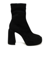 Elena Iachi Black Ecodaino Zelda Ankle Boots