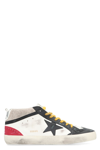 GOLDEN GOOSE MID STAR LEATHER SNEAKERS