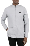 Travismathew Executive Suite Jacket In Heather Light Grey