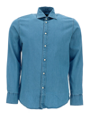 Deperlu Slim-fit Denim Shirt In 04