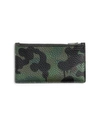 COACH Wild Beast Zip Military Leather Card Case