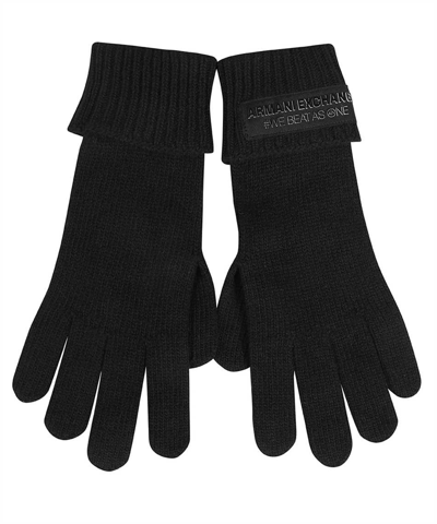 Armani Exchange Gloves In Black