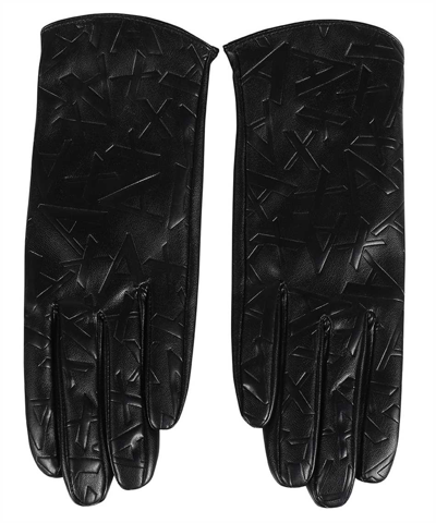Armani Exchange Official Store Gloves In Black