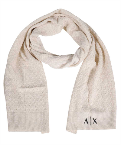 Armani Exchange Scarf In Beige