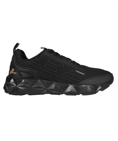 Ea7 Ultimate Kombat Low-top Sneakers In Black