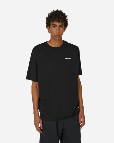 Patagonia P-6 Logo Responsibili T-shirt In Black