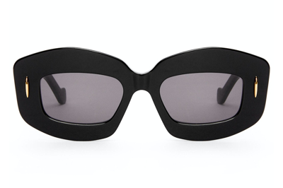 Pre-owned Loewe Screen Sunglasses Black (g776487x03 1100)