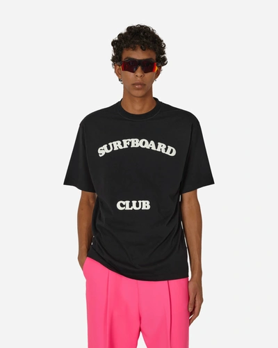 Stockholm Surfboard Club Logo印花棉t恤 In Black