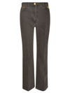 PATOU BUTTON FITTED JEANS